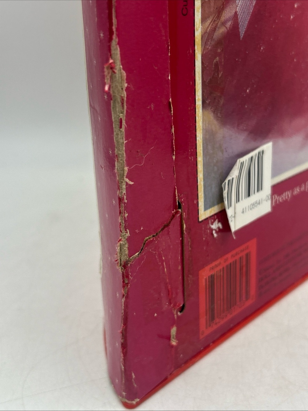 Vtg Happy Holidays Special Edition Barbie Mattel 1988 1st Edition Red Dress-Read - Picture 9 of 16